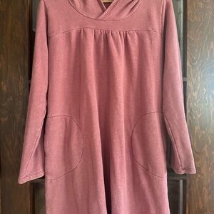 Cozy Mauve Long Sleeve Dress